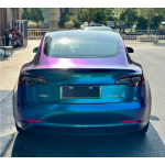 Gloss Diamond Purple Blue Car Vinyl Wrap