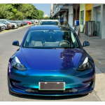 Gloss Diamond Purple Blue Car Vinyl Wrap