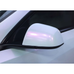  Gloss White Red Car Vinyl Wrap