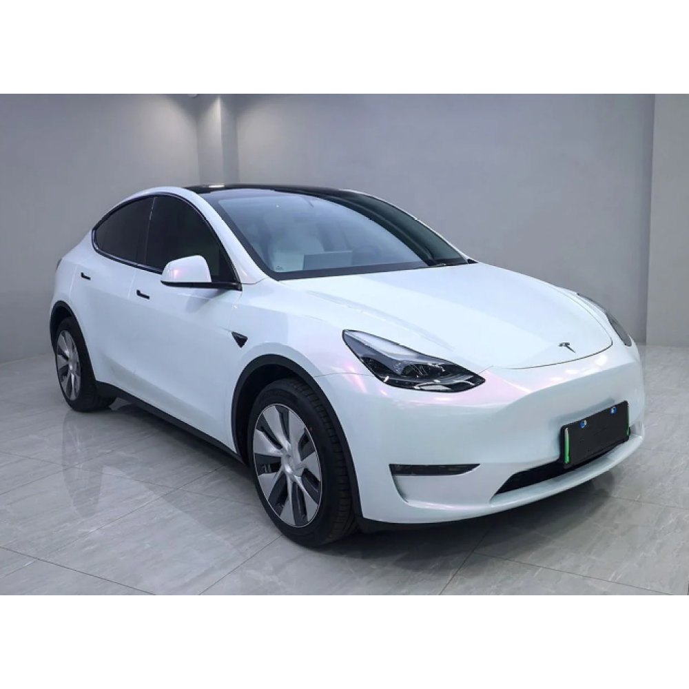  Gloss White Red Car Vinyl Wrap