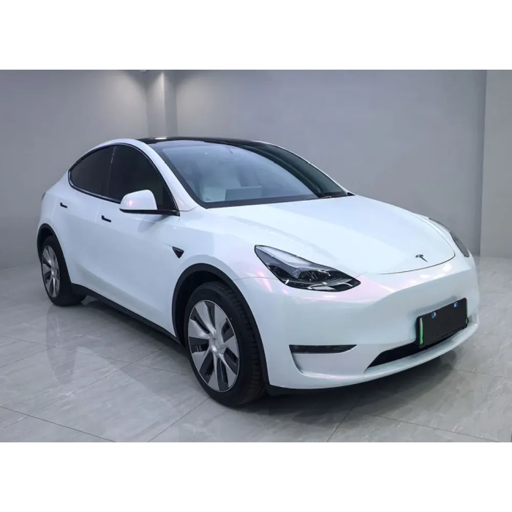  Gloss White Red Car Vinyl Wrap