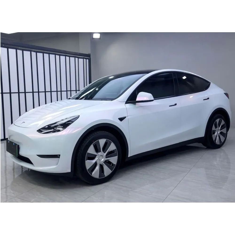  Gloss White Red Car Vinyl Wrap