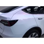  Gloss White Red Car Vinyl Wrap
