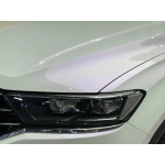 Gloss White Purple Car Vinyl Wrap