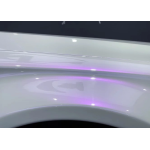 Gloss White Purple Car Vinyl Wrap