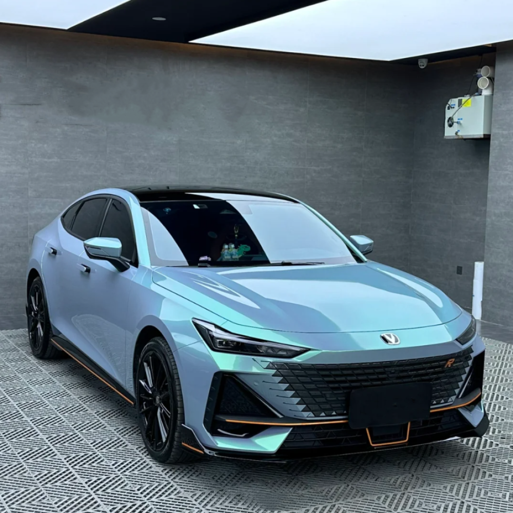 Candy Metallic Grey Green Car Vinyl Wrap