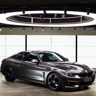 Gloss Metallic Liquid Gray Silver Car Vinyl Wrap 02