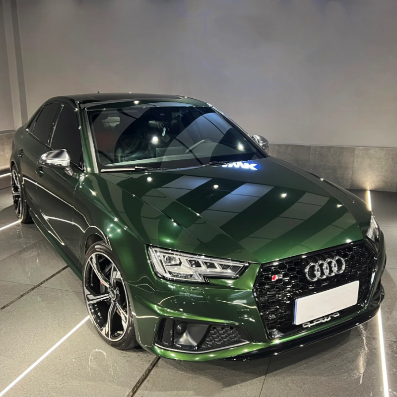 Gloss Metallic Sonoma Green Car Vinyl Wrap