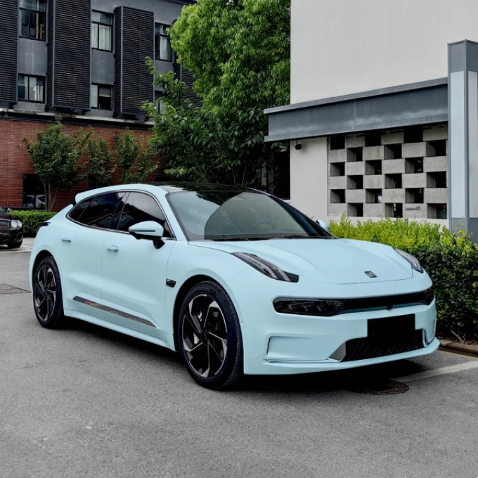 Matte Glacier Blue Car Vinyl Wrap