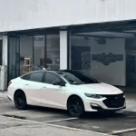  Metallic Gloss Aurora White Car Vinyl Wrap