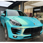  Metallic Neon Ice Blue Car Vinyl Wrap