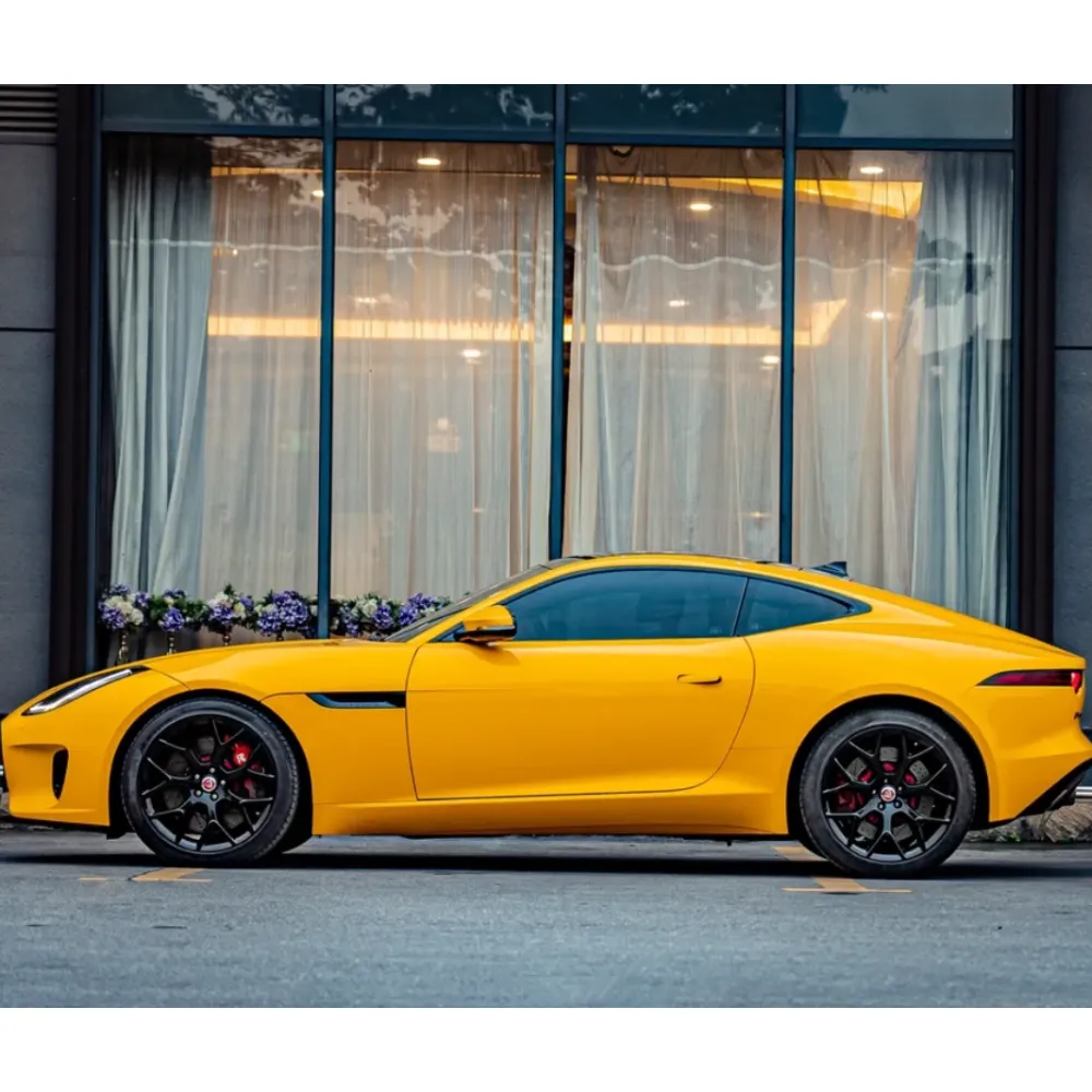 Quality Gloss Sunflower Yellow Car Vinyl Wrap For Sale