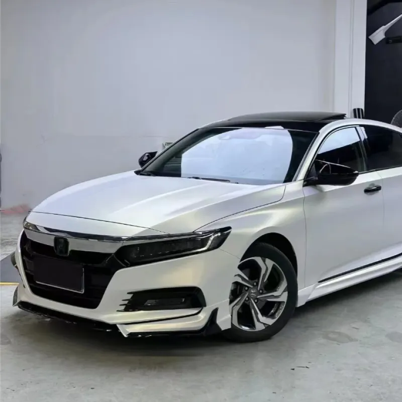 Matte White Gold Car Vinyl Wrap