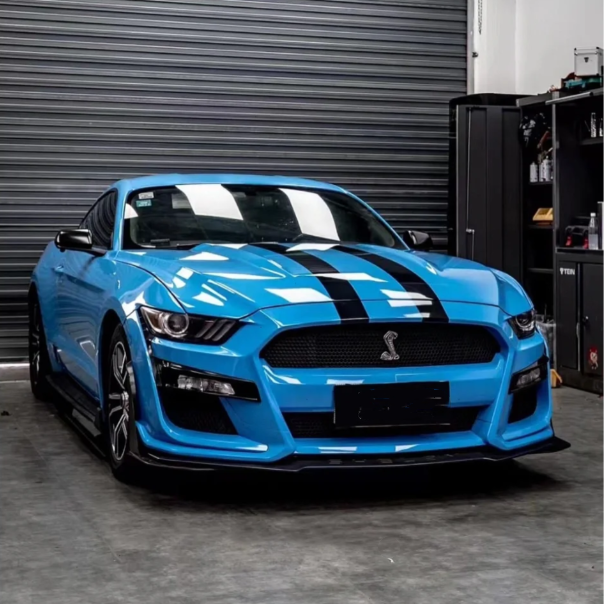 Gloss Crystal Blue Sky Car Vinyl Wrap