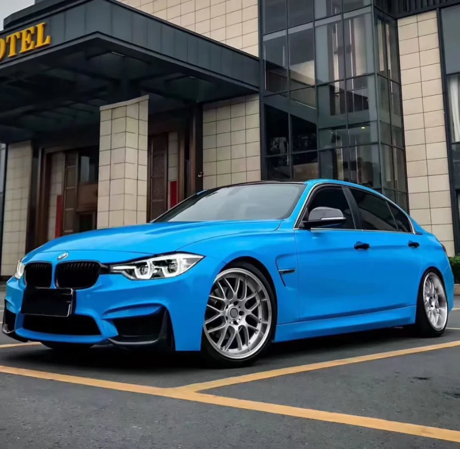 Gloss Crystal Blue Sky Car Vinyl Wrap
