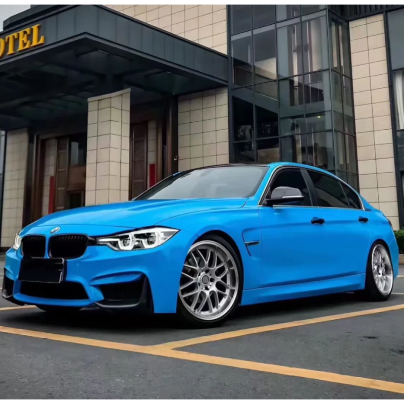 Gloss Crystal Blue Sky Car Vinyl Wrap