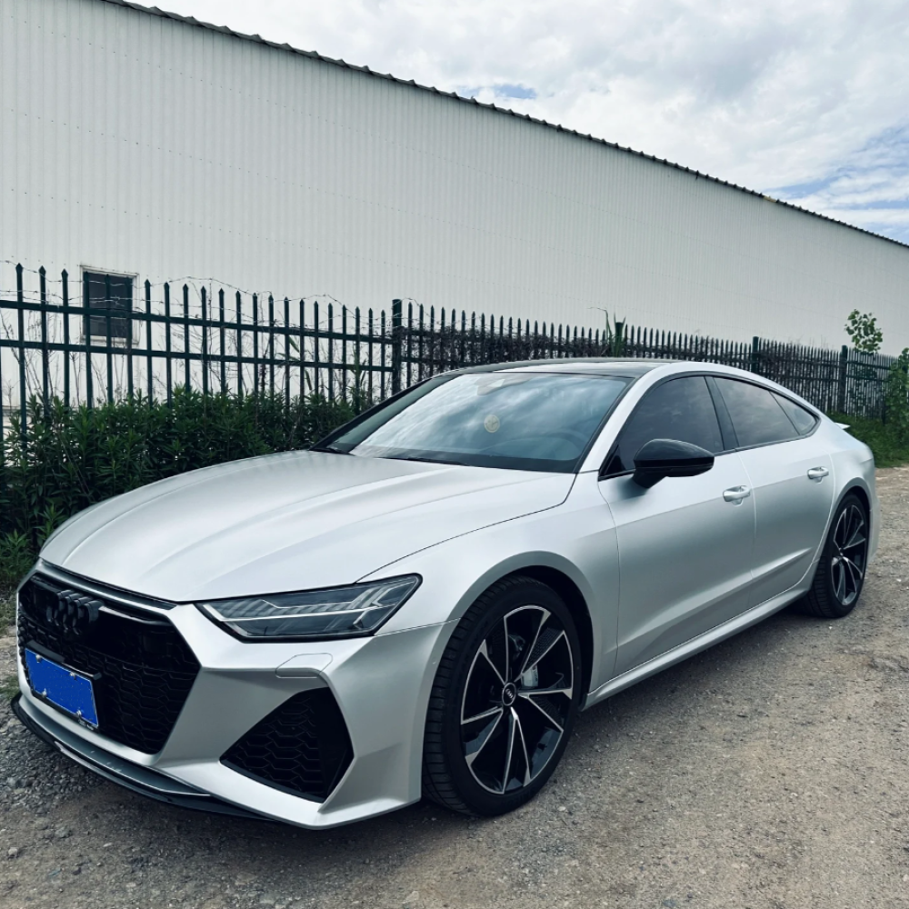 Matte Metallic Metal Silver Car Vinyl Wrap