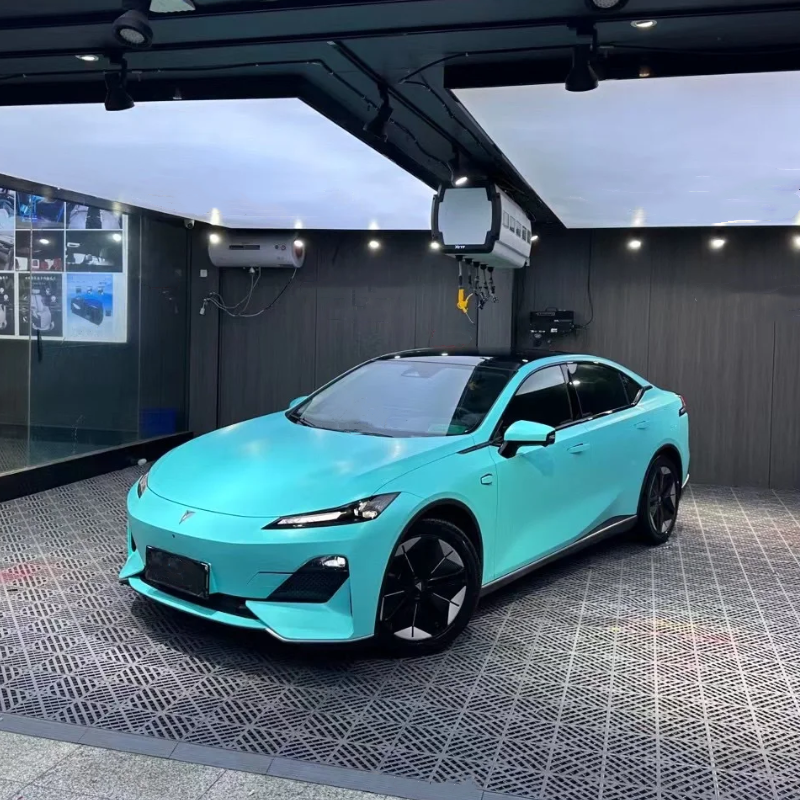 Matte Metallic Tiffany Blue Car Vinyl Wrap