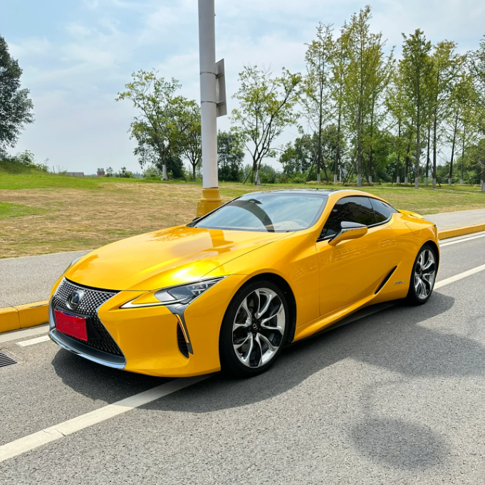 Gloss Metallic Golden Yellow Car Vinyl Wrap