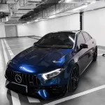Gloss Metallic Indigo Blue Car Vinyl Wrap