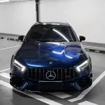 Gloss Metallic Indigo Blue Car Vinyl Wrap