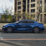 Gloss Metallic Indigo Blue Car Vinyl Wrap