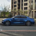 Gloss Metallic Indigo Blue Car Vinyl Wrap