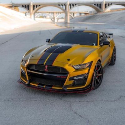 Chrome Mirror Gold Car Vinyl Wrap 02