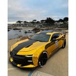 Chrome Mirror Gold Car Vinyl Wrap
