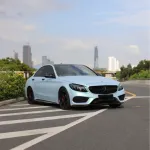 Matte Green Blue Car Vinyl Wrap
