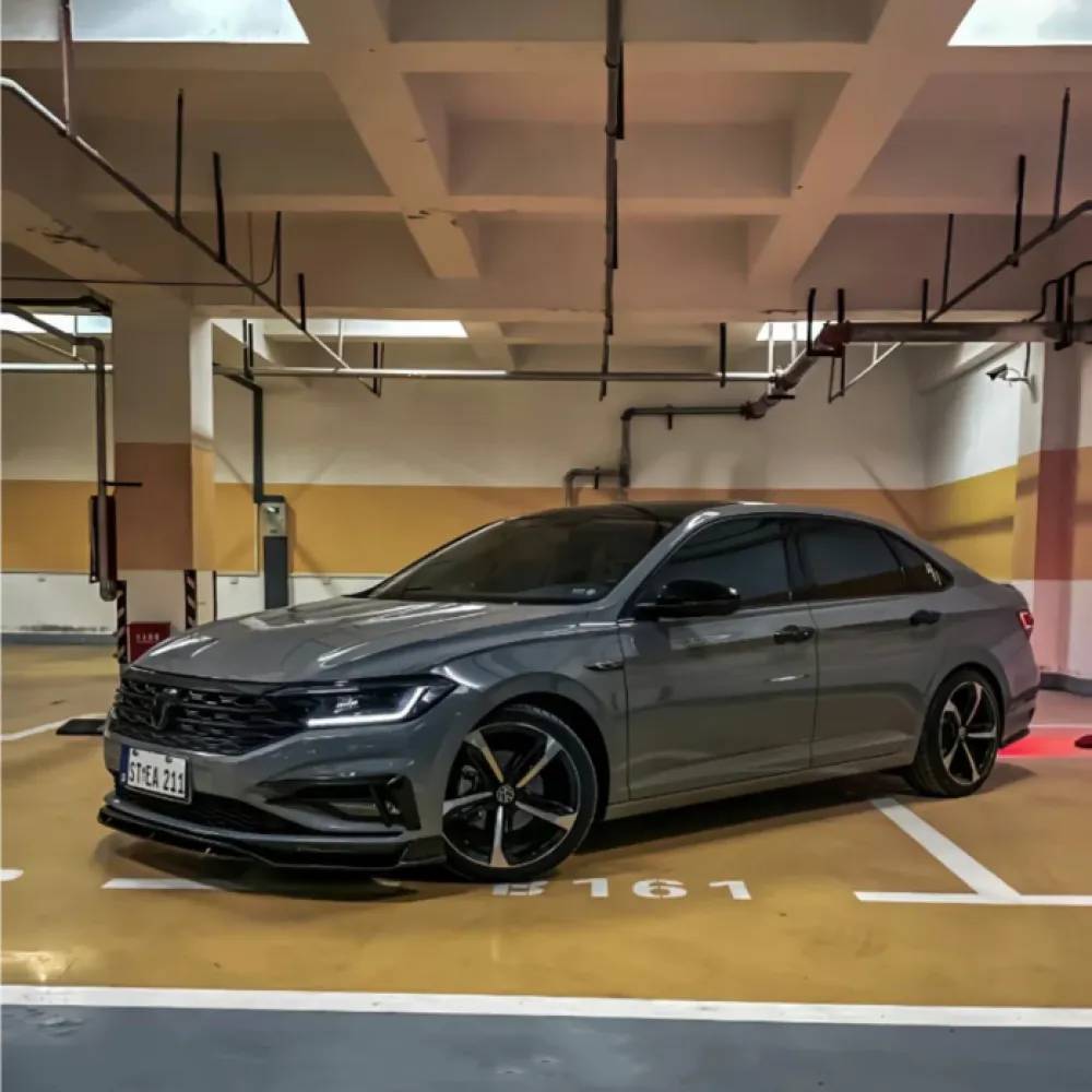 Super Gloss Nardo Grey Car Vinyl Wrap [Audi OEM Color]