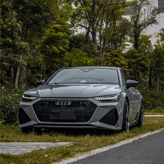 Super Gloss Nardo Grey Car Vinyl Wrap [Audi OEM Color]