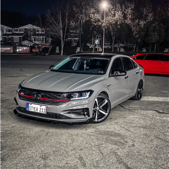 Super Gloss Nardo Grey Car Vinyl Wrap [Audi OEM Color]