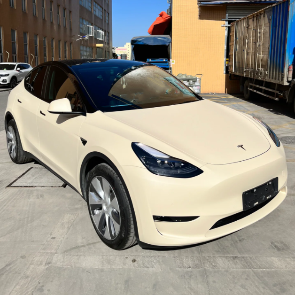 Matte Khaki Milan Car Vinyl Wrap