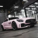  Super Matte Rose Pink Car Vinyl Wrap