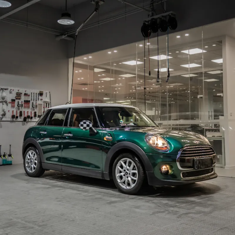 Gloss Metallic Gotland Green Car Vinyl Wrap