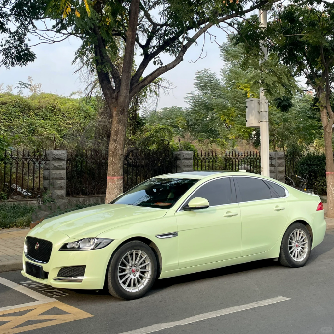 Super Gloss Macaron Green Car Vinyl Wrap