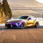  Gloss Shifting Green Purple Car Vinyl Wrap