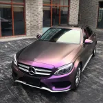 Matte Diamond Red Copper Car Vinyl Wrap