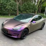 Matte Diamond Red Copper Car Vinyl Wrap