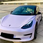 Twin-Color Silver Purple Car Vinyl Wrap 