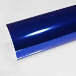 Chrome Mirror Blue Car Vinyl Wrap