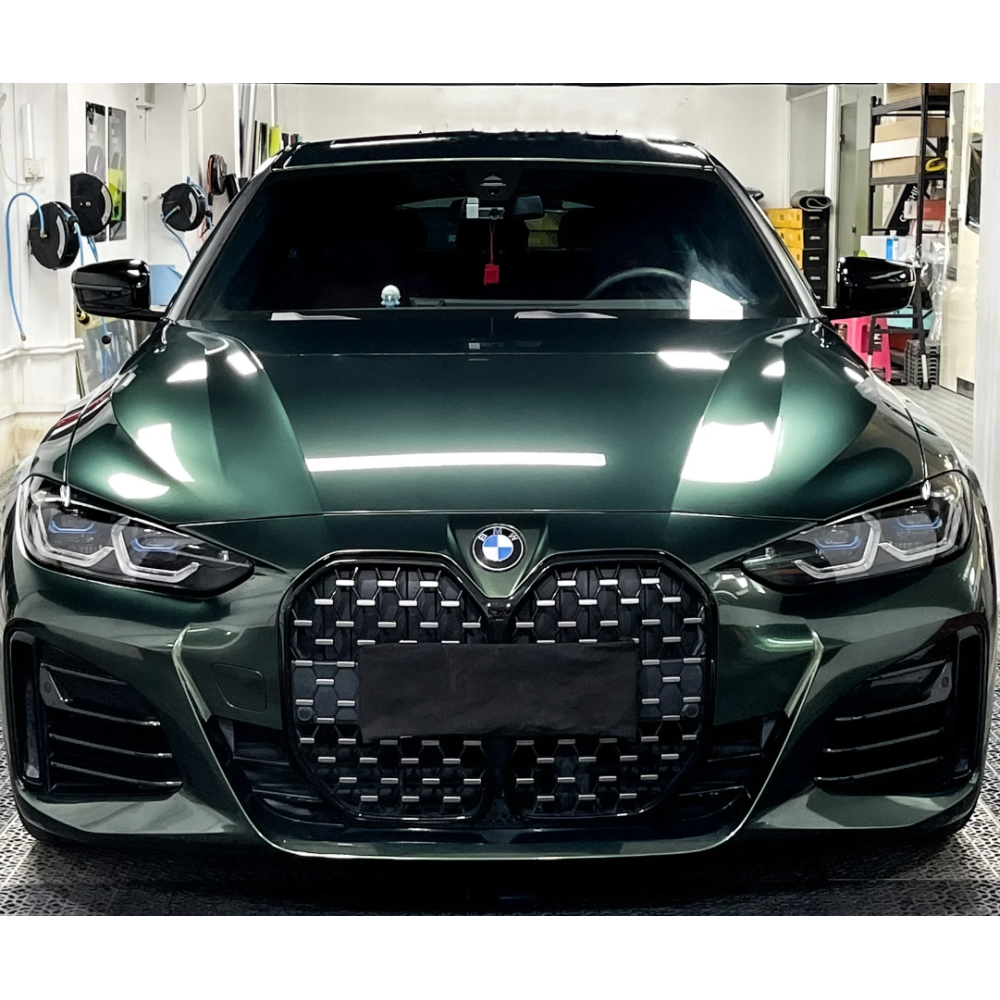 PET Gloss Metallic Midnight Green Car Vinyl Wrap