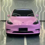 Matte Ceramic Barbie Pink Car Vinyl Wrap