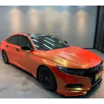 Matte Diamond Gold Orange Car Vinyl Wrap