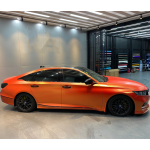 Matte Diamond Gold Orange Car Vinyl Wrap