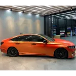 Matte Diamond Gold Orange Car Vinyl Wrap