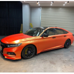 Matte Diamond Gold Orange Car Vinyl Wrap