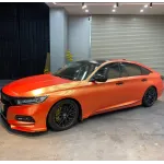 Matte Diamond Gold Orange Car Vinyl Wrap