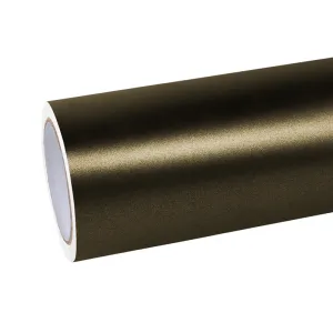 Pure Metal Gold Brown Car Vinyl Wrap